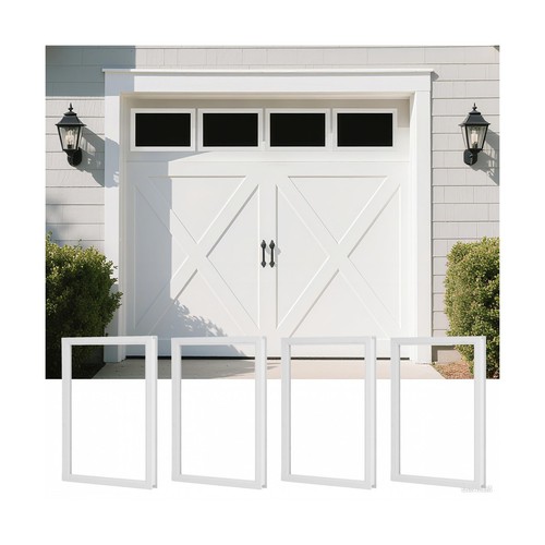 Pcs garage door windows - 4,