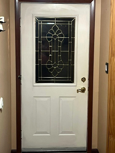 Brass insert 2 panel - brass,