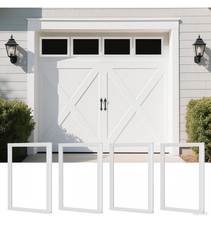 White vinyl garage - 21,